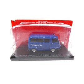 OPO 10 - Utility 1:43 compatible with Renault Estafette 800 Minicar Gendarmerie + Mobile radar (UTR11)