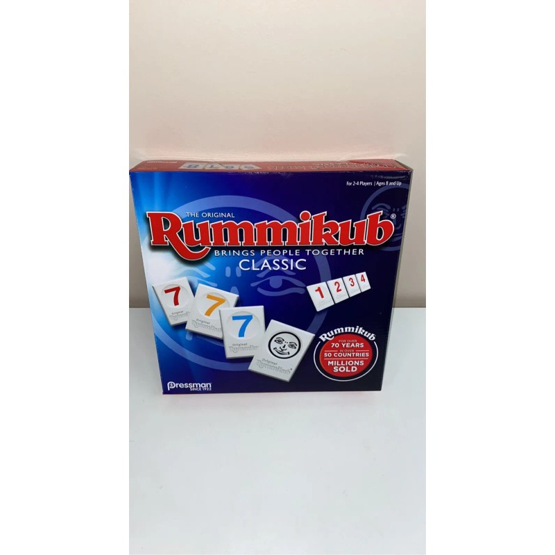 Pressman The Original Rummy Tile Game Rummikub 106 Tiles Cubes