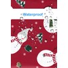 Winter Wonder Lane Vinyl Tablecloth with Flannel Backing, PVC Free
