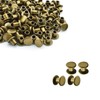 Trimming Shop 9x6mm Chicago Screw Rivets Bronze Flat Head, Anti