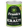 Franks Kraut, Shredded, Canned, 14-ounces (Pack of24)