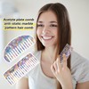 2-Piece Combs, Wide Tooth Comb, Antistatic Comb, Portable Comb, Durable