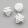 VVO Fasteners- White Plastic Side Body Moulding Strip Trim Clips