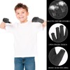Panitay 4 Pairs Kids Compression Gloves Fingerless Arthritis Gloves Kids