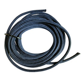 6mm Double-Braided Polyester Rope for Sailing Boating Yachts Dinghies Equestrian Exercise Multi-Use Weather Resistant (Navy, 5 metres)