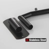 JQK Folding Clothes Hanger Rack, Stainless Steel Swing Arm Hook