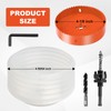 Storystore 4 1/8 Hole Saw for Recessed Lights,Hole Saw Kit