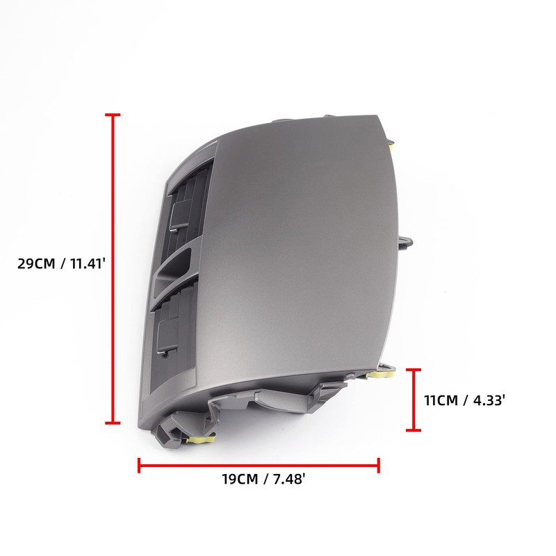Dasbecan 55670-02160 Center Dash A/C Outlet Air Vent Panel Compatible