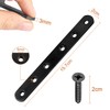 Pack of 8 corner connectors, 90 degree angle brackets, L-shape,