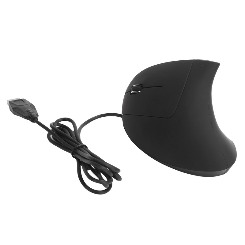Wired Left Hand Mouse Vertical Ergonomic 800/1200/1600DPI USB Optical for