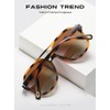 OSAGAMA Vintage Polarisierte Sonnenbrille Pilot Brille Oversized Sunglasses für Damen