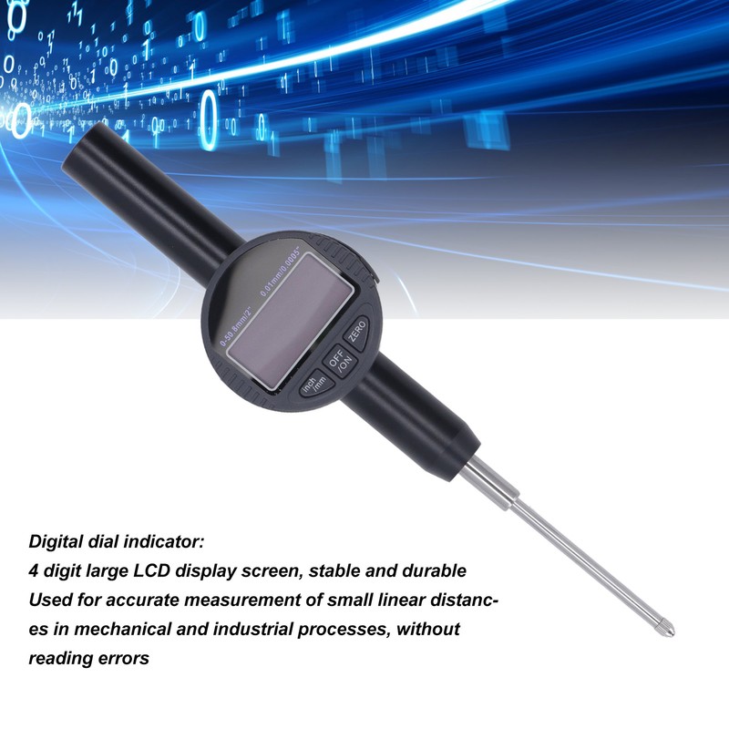 0 to 50.8mm Digital Dial Indicator High Accuracy 0.0005in 0.01mm