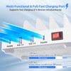 4-Port Charging Station for Multiple Devices, USB Charger Stations Multi-Device
