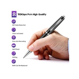 32GB Voice Activated Recorder With Writing Capability - One-Touch Recording, MP3 Playback, And Seamless Integration For Effortless Audio Capture