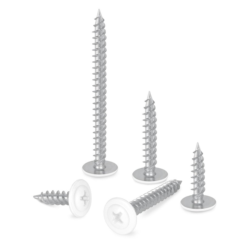 #8 x 2 (60 PCS) Modified Truss Head Wood Screws,