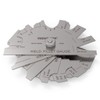 YESWELDER MG-11 Metal Weld Fillet Gages Set (7PCS) 1/8''-1'' Welding