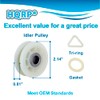 HQRP Dryer Idler Pulley Wheel Roller compatible with Kenmore 1109773701