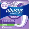 Always Xtra Protection Long Daily Liners Unscented 108 Count