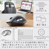 Elecom M-SH30DBSKBK Wireless Mouse, SHELLPHA Wireless Mouse, 2.4 GHz, Silent,