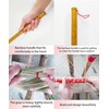 Indoor Grass Broom 40 Inch with Bamboo Handled Brooms for