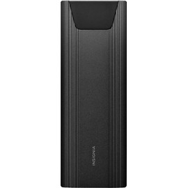 Insignia M.2 NVMe to USB-C 3.2 Gen 2 SSD Enclosure, with USB-A Adapter, High Speed External Hard Drive Case for Laptops, MacBook