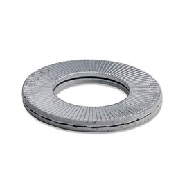 Wedge Locking Washer Carbon STL Zinc Flake Coated Thru Hardened M10 Large O.D. 10 glued PRS/Pack
