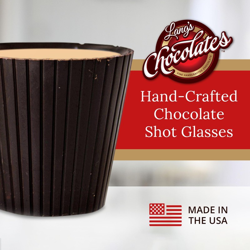 Lang's Chocolates – Dark Chocolate Shot Glasses – Dairy Free