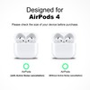 RFUNGUANGO Compatible with AirPods 4th Generation Case (2024),Secure Buckle Design,with
