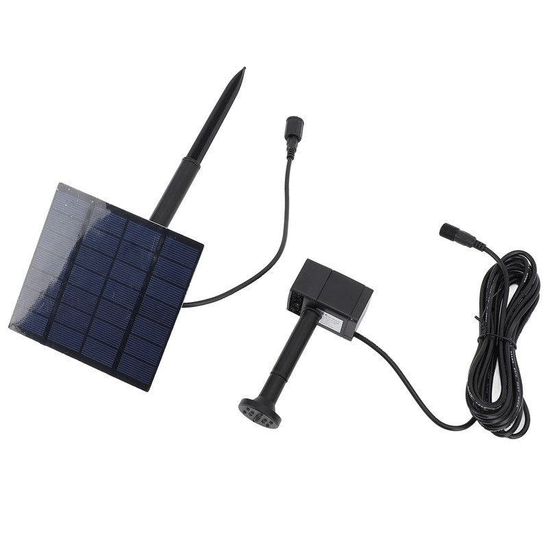Solar Powered Water Pump Kit Powerful Jet Watering Pond Pump