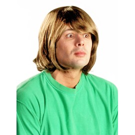 Shaggy Color Light Brown - Scooby Enigma Mens Shaggi Norville Rogers Cartoon Character Mystery Doo Peluca Bundle Maxwigs Costume Wig Care Guide