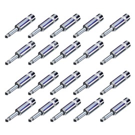 rean 20 Neutrik NYS224 1/4" 6.35 mm Male Mono TS Guitar Connector Long Barrel