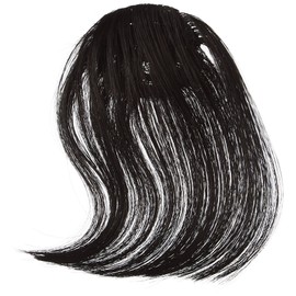 CEXIN Women's Bangs Wig, Airy Bank, Airy, Fluffy, Ultra-thin, Faint, Curl, Extension, Supernatural, Fresh, 1 Piece with Clip for Fixing, Black