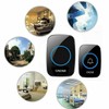 Wireless Doorbell, Easy Installation, Waterproof, Adjustable Volume, 58 Chimes, Blue