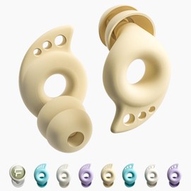 FHG Ear Plugs for Sleeping, Comfortable and Ultra-Soft Sleep Ear Plugs, Noise Reduction Up to SNR-28 NRR-18 Eliminates Most Snores, Relieves Ear Pain for Side Sleeper, 2 Set Ear Tips