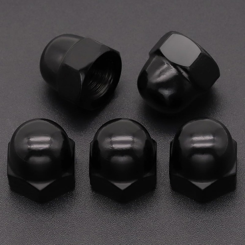 RoyceMart 1/2-13 (10 Pack) Stainless Steel Cap Nuts, Acorn Cap