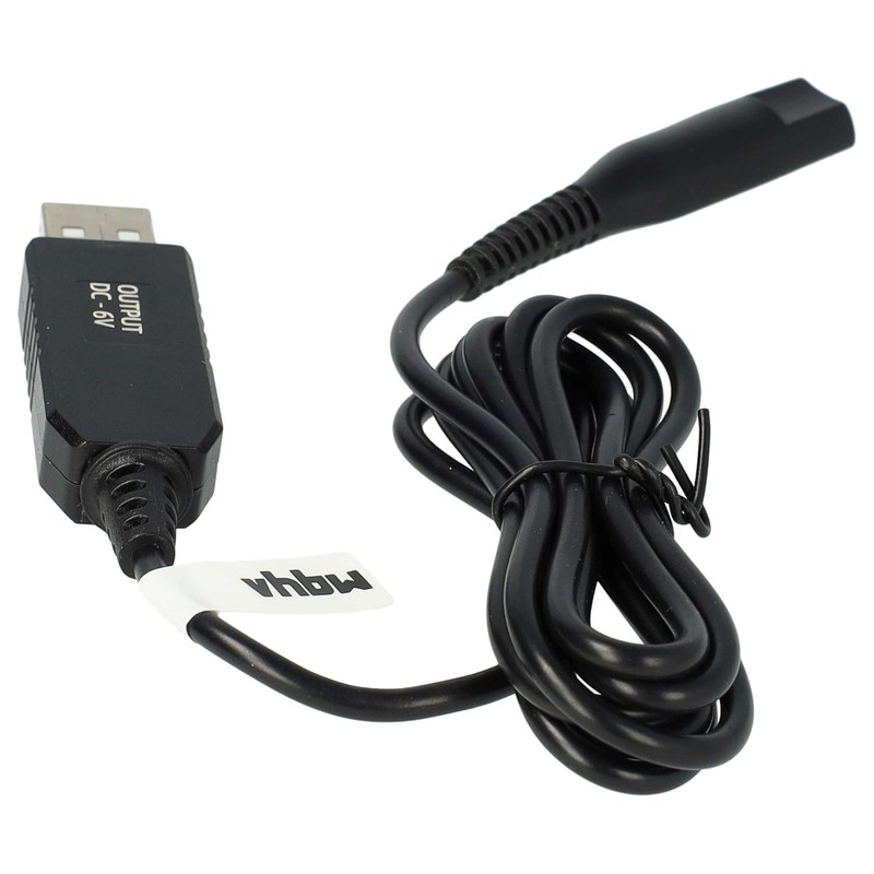vhbw Charging Cable Compatible with Braun Multi Grooming Kit MGK