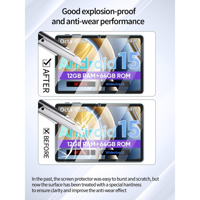 Screen Protector for aiprotablet A30T Android 15 Tablet, 10 inch