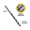 Wisechain 11-Piece Brad Point Drill Bit Set for Woodworking (1/8"
