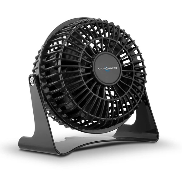 Air Monster 4 Inch Personal Desk Fan Quiet, Personal Fan,