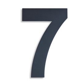 KTC-HOME - Premium House Number Anthracite Including Mounting Material - Powder Coated - Arial - Height 20 cm - RAL 7016 - Rustproof & Weatherproof House Number Plate - House Number 7 -