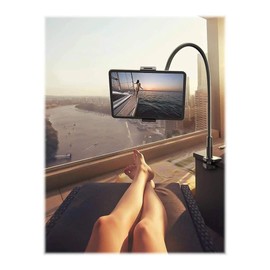 ZERODAMAGE SAHARA CASE SaharaCase Gooseneck Flexible Holder for Most Cell Phones and Tablets [Aluminum Alloy Construction] Rugged Protection Anti-Slip Grip - Black