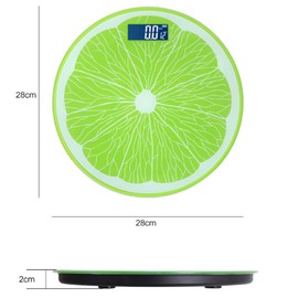 Digital Health Meter, Just Ride On, Tempered Glass Top, Automatic Power On/Off, Weighing up to 396.6 lbs (180 kg), LED Backlight, High Precision Body Scale, Indoor Temperature Measurement, Health Management, Thin, Lightweight, Cute & Easy to Store (Red)