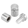 20pcs M16*20mm Stainless Steel SS304 Glass Standoff Advertise Fixing Pin