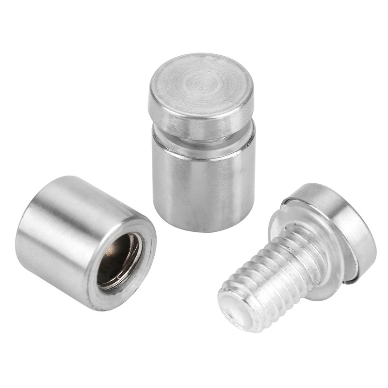 20pcs M16*20mm Stainless Steel SS304 Glass Standoff Advertise Fixing Pin