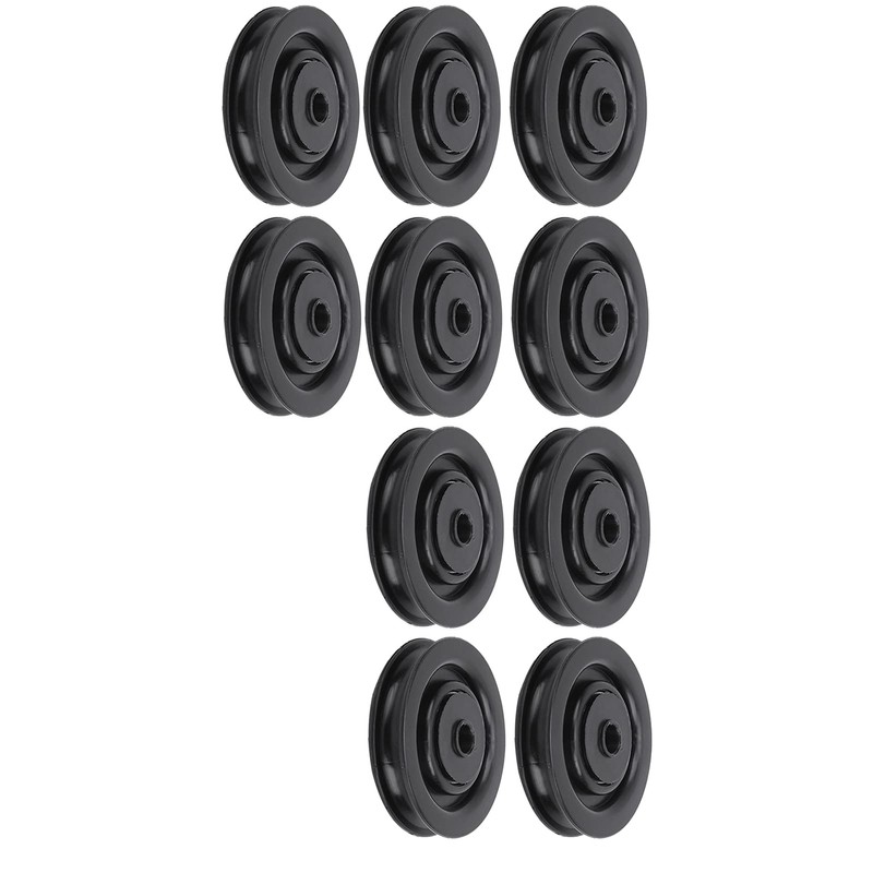 Bearing Pulley Wheel, 10 Pcs 75mm/90mm Universal Nylon Bearing Pulley