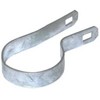 Ozark Fence & Supply Galvanized Steel Tension Band (3, 1 5/8"): 1-Pack Galvanized Tension Bands for 1-5/8" Chain Link Fence Posts - Rust-Resistant, Durable, Easy Install. Includes Required Bolt & Nut.