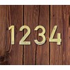 Hy-Ko 4" High Premium Metal House Number, Modern Raised Numbers