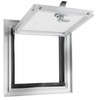 RecPro RV Square Baggage Door | Diamond Surface Plate |