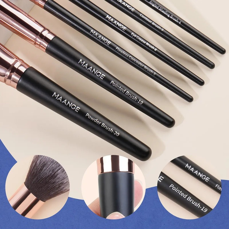 20 Piezas Brochas De Maquillaje Profesional Brochas Maquillaje Maange Set