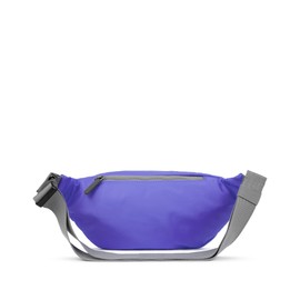 ROKA London Jubilee Sling Bag Recyled Nylon, Einfaches Lila, 15.2cm x 28cm x 7.6cm, Minimal